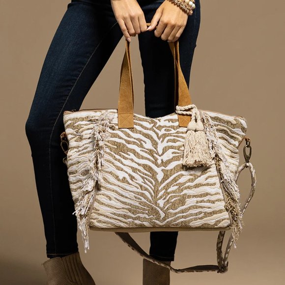 Handmade Tiger Motif Bag - Picture 1 of 16
